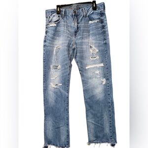 AMERICAN EAGLE JEANS. SIZE 36 x 34. ORIGINAL STRAIGHT. EXCELLENT CONDITION.